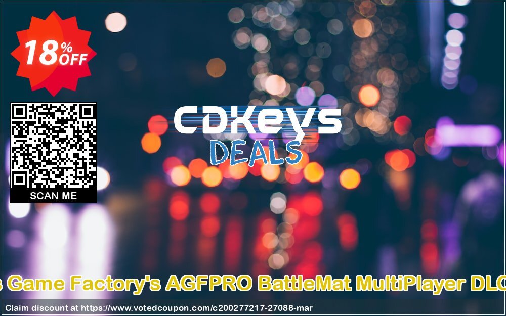 Axis Game Factory's AGFPRO BattleMat MultiPlayer DLC PC Coupon, discount Axis Game Factory's AGFPRO BattleMat MultiPlayer DLC PC Deal. Promotion: Axis Game Factory's AGFPRO BattleMat MultiPlayer DLC PC Exclusive Easter Sale offer 