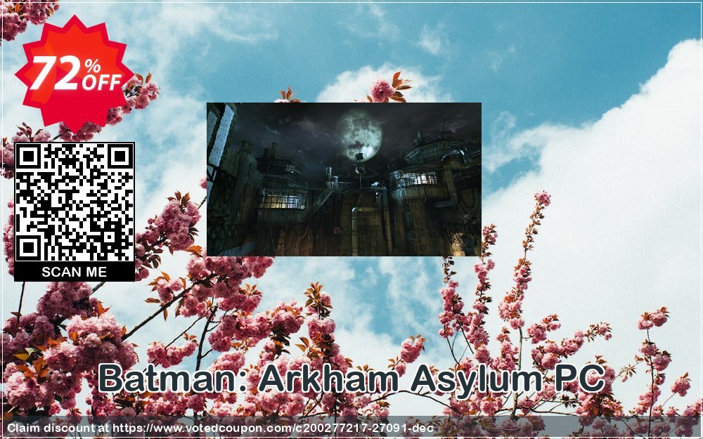 Batman: Arkham Asylum PC Coupon, discount Batman: Arkham Asylum PC Deal. Promotion: Batman: Arkham Asylum PC Exclusive Easter Sale offer 