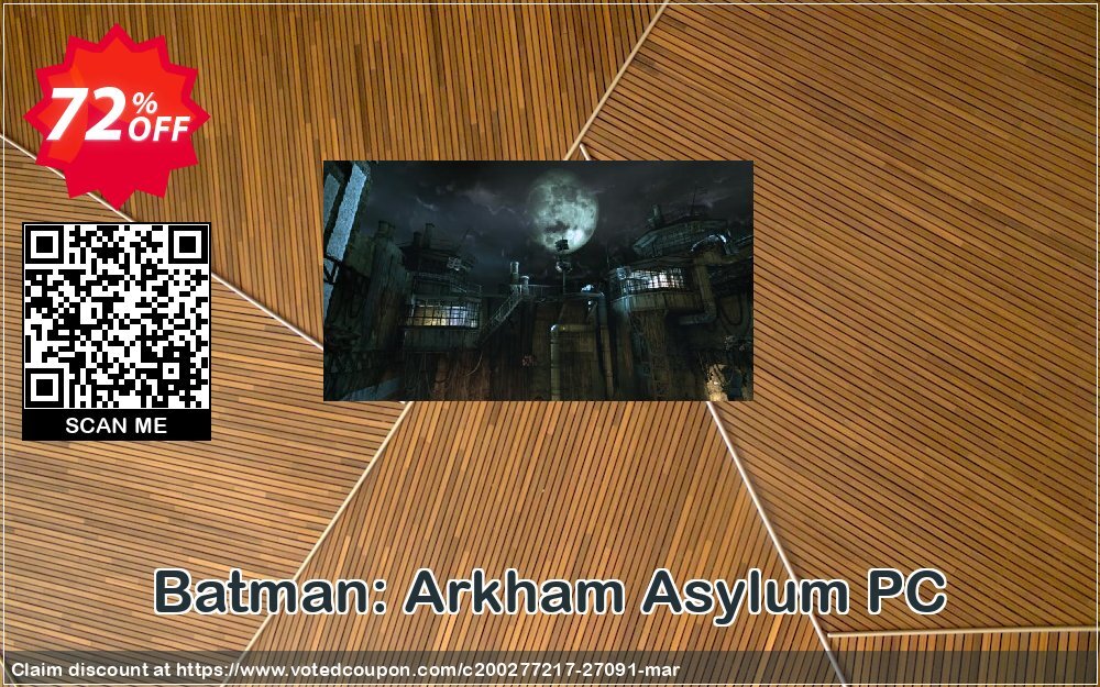 Batman: Arkham Asylum PC Coupon, discount Batman: Arkham Asylum PC Deal. Promotion: Batman: Arkham Asylum PC Exclusive Easter Sale offer 