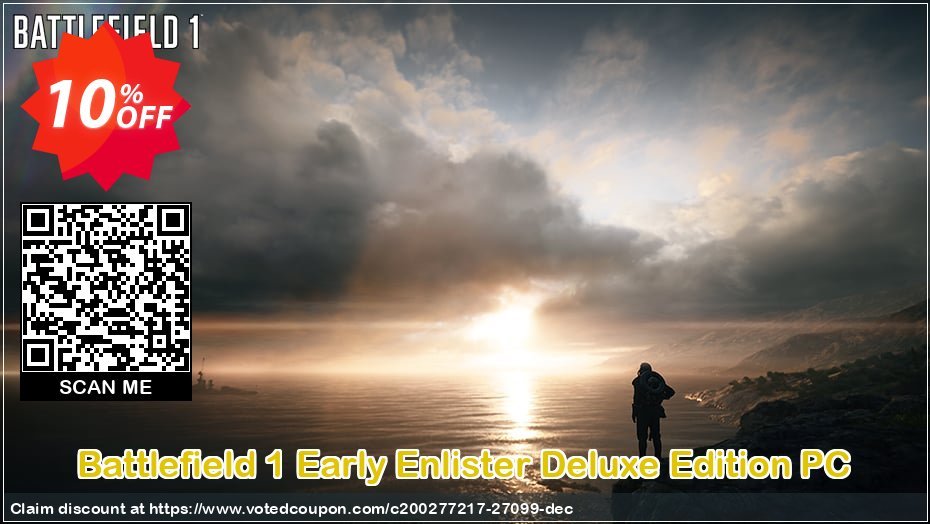Battlefield 1 Early Enlister Deluxe Edition PC Coupon Code Apr 2024, 10% OFF - VotedCoupon