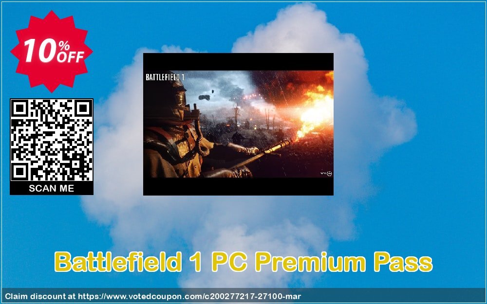 Battlefield 1 PC Premium Pass Coupon Code Apr 2024, 10% OFF - VotedCoupon