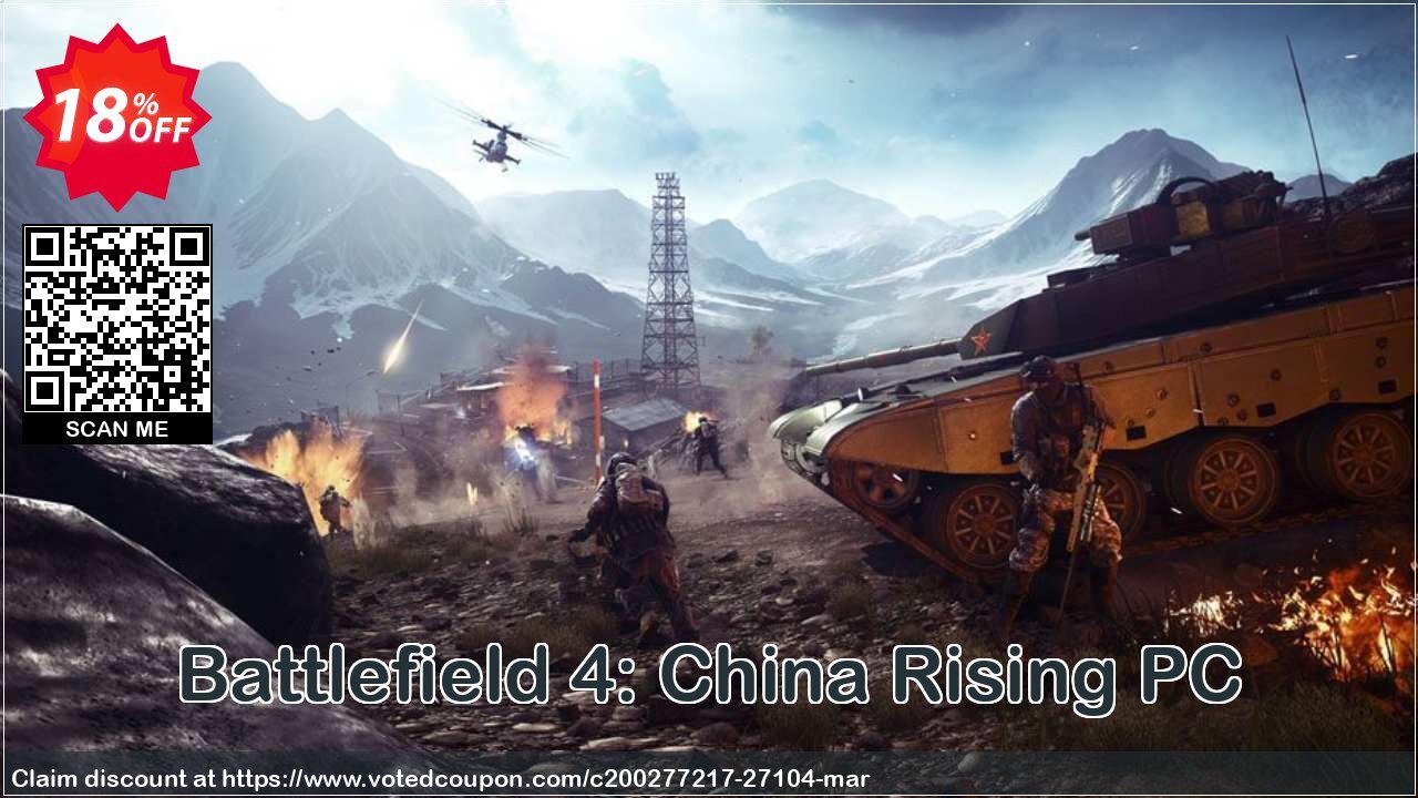 Battlefield 4: China Rising PC Coupon, discount Battlefield 4: China Rising PC Deal. Promotion: Battlefield 4: China Rising PC Exclusive Easter Sale offer 