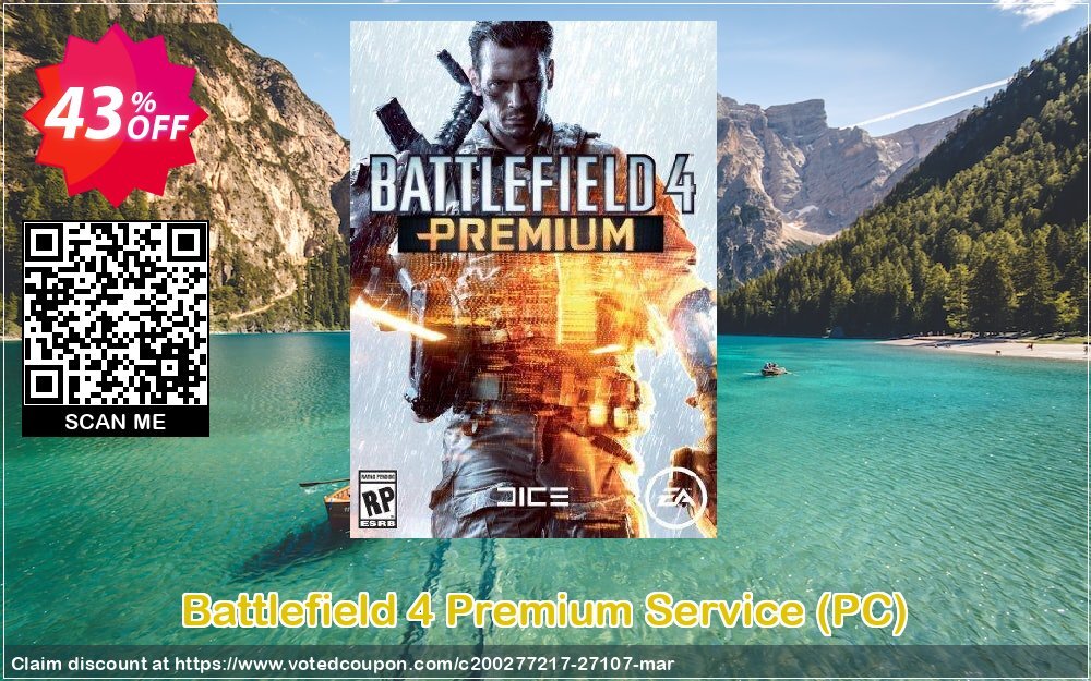 Battlefield 4 Premium Service, PC  Coupon, discount Battlefield 4 Premium Service (PC) Deal. Promotion: Battlefield 4 Premium Service (PC) Exclusive Easter Sale offer 