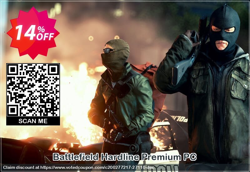 Battlefield Hardline Premium PC Coupon Code Jun 2024, 14% OFF - VotedCoupon