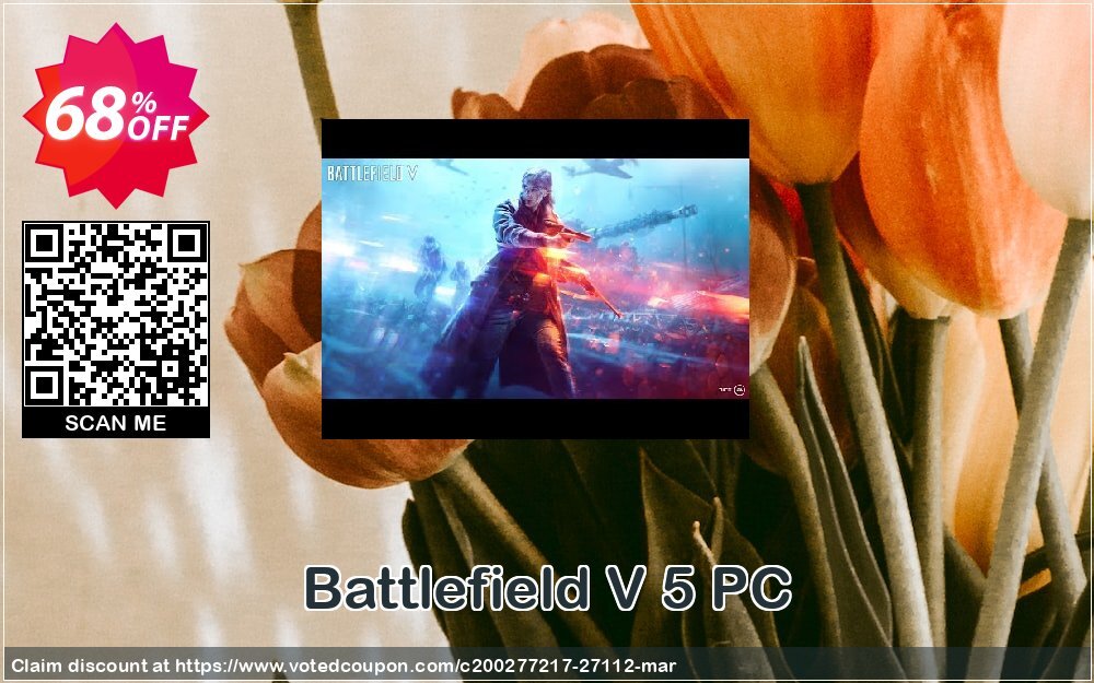 Battlefield V 5 PC Coupon, discount Battlefield V 5 PC Deal. Promotion: Battlefield V 5 PC Exclusive Easter Sale offer 