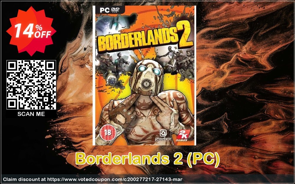 Borderlands 2, PC  Coupon Code Apr 2024, 14% OFF - VotedCoupon