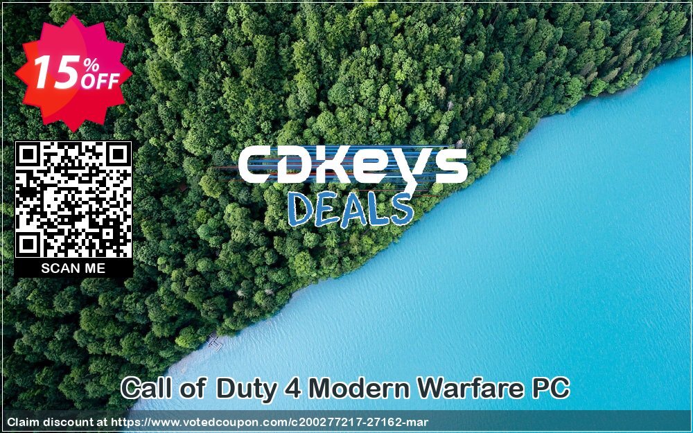 Call of Duty 4 Modern Warfare PC Coupon, discount Call of Duty 4 Modern Warfare PC Deal. Promotion: Call of Duty 4 Modern Warfare PC Exclusive Easter Sale offer 