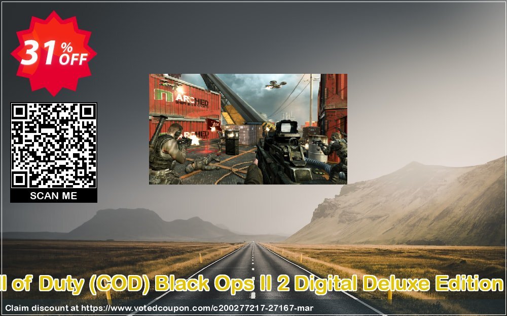 Call of Duty, COD Black Ops II 2 Digital Deluxe Edition PC Coupon, discount Call of Duty (COD) Black Ops II 2 Digital Deluxe Edition PC Deal. Promotion: Call of Duty (COD) Black Ops II 2 Digital Deluxe Edition PC Exclusive Easter Sale offer 