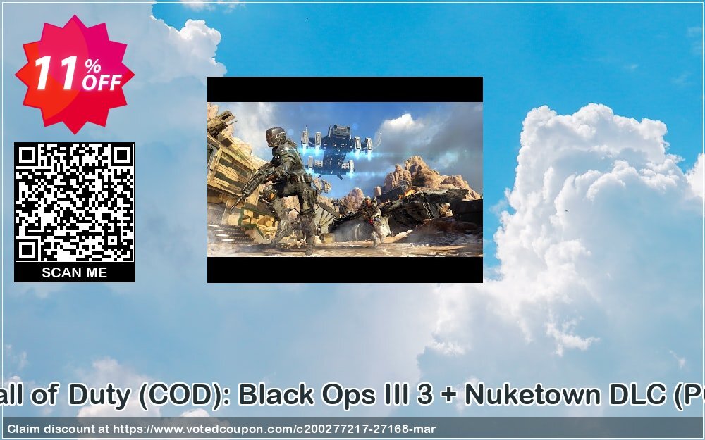 Call of Duty, COD : Black Ops III 3 + Nuketown DLC, PC  Coupon Code Apr 2024, 11% OFF - VotedCoupon