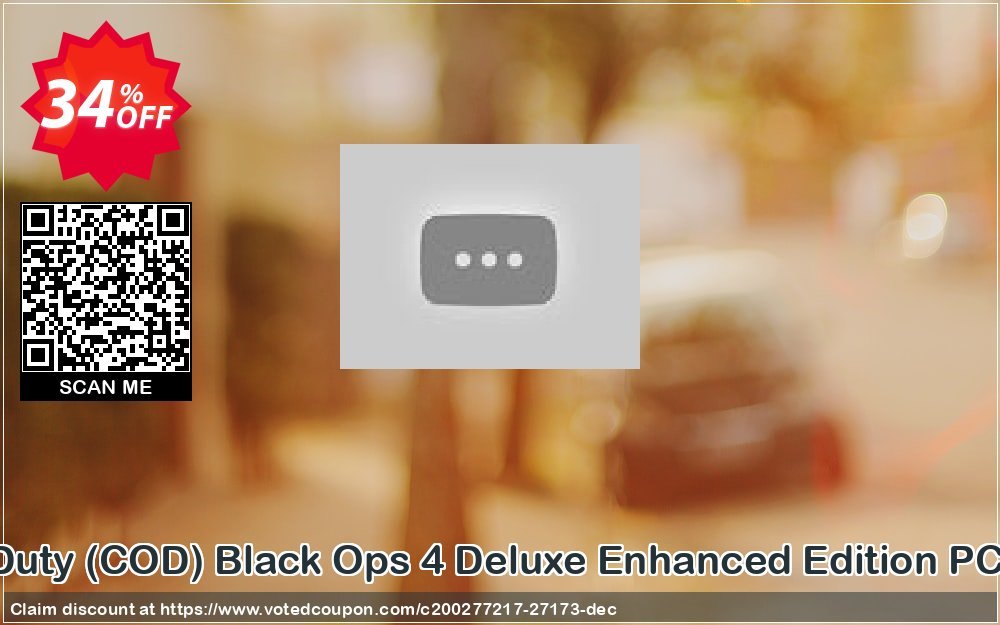 Call of Duty, COD Black Ops 4 Deluxe Enhanced Edition PC, APAC  Coupon, discount Call of Duty (COD) Black Ops 4 Deluxe Enhanced Edition PC (APAC) Deal. Promotion: Call of Duty (COD) Black Ops 4 Deluxe Enhanced Edition PC (APAC) Exclusive Easter Sale offer 