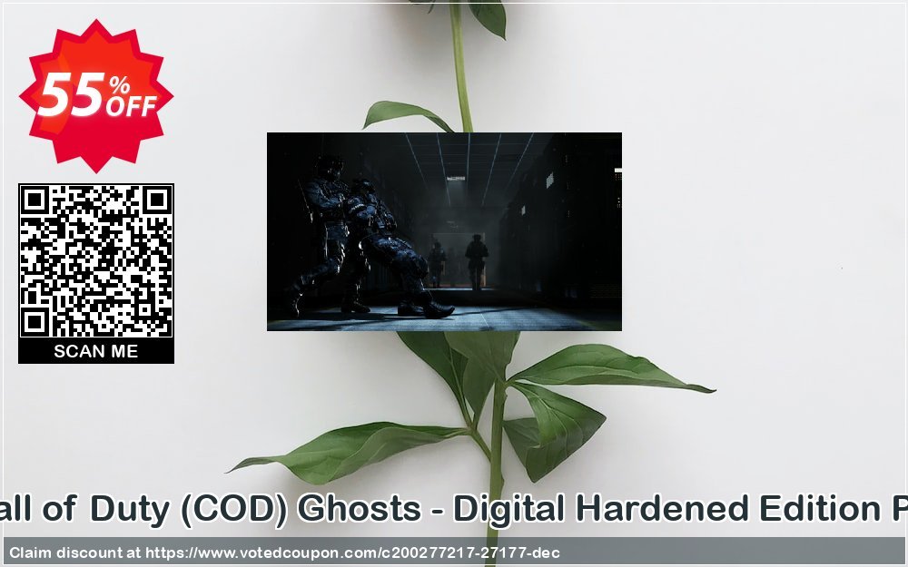 Call of Duty, COD Ghosts - Digital Hardened Edition PC Coupon, discount Call of Duty (COD) Ghosts - Digital Hardened Edition PC Deal. Promotion: Call of Duty (COD) Ghosts - Digital Hardened Edition PC Exclusive Easter Sale offer 