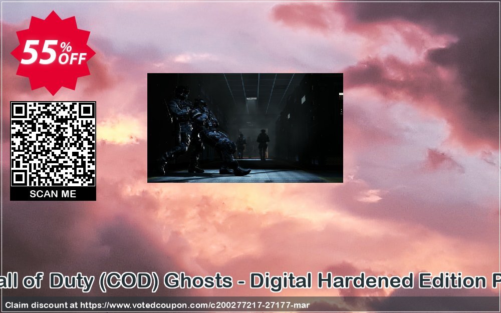 Call of Duty, COD Ghosts - Digital Hardened Edition PC Coupon, discount Call of Duty (COD) Ghosts - Digital Hardened Edition PC Deal. Promotion: Call of Duty (COD) Ghosts - Digital Hardened Edition PC Exclusive Easter Sale offer 