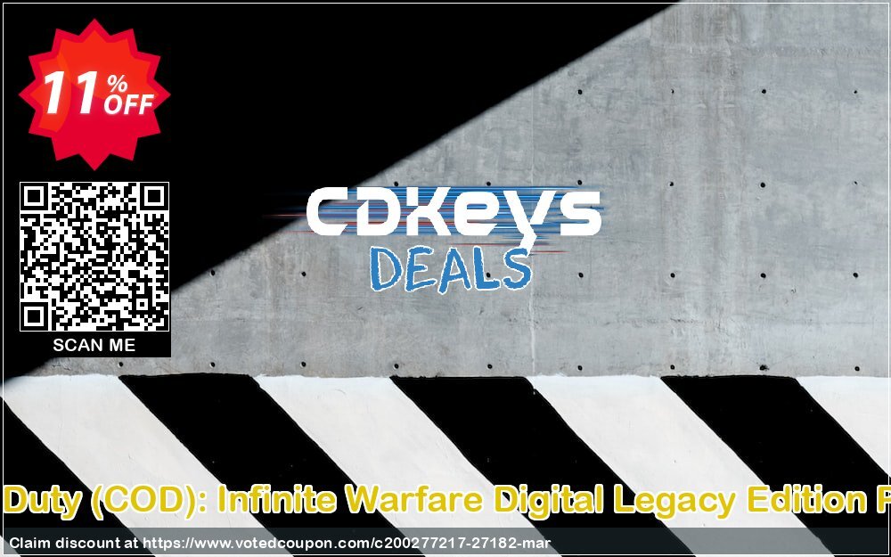 Call of Duty, COD : Infinite Warfare Digital Legacy Edition PC, DE  Coupon, discount Call of Duty (COD): Infinite Warfare Digital Legacy Edition PC (DE) Deal. Promotion: Call of Duty (COD): Infinite Warfare Digital Legacy Edition PC (DE) Exclusive Easter Sale offer 