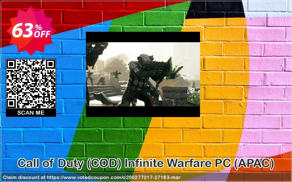 Call of Duty, COD Infinite Warfare PC, APAC  Coupon, discount Call of Duty (COD) Infinite Warfare PC (APAC) Deal. Promotion: Call of Duty (COD) Infinite Warfare PC (APAC) Exclusive Easter Sale offer 