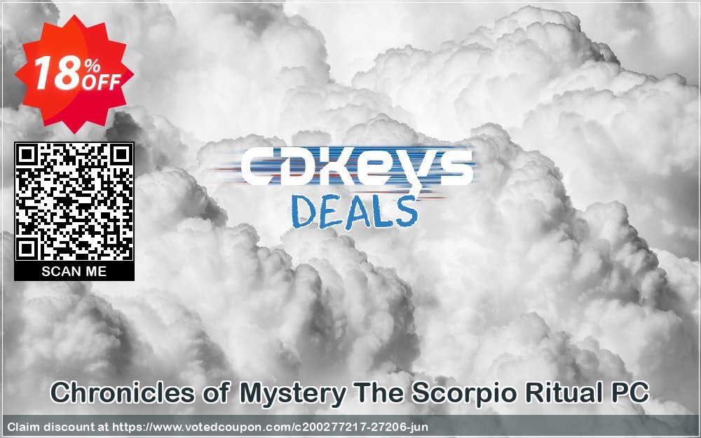 Chronicles of Mystery The Scorpio Ritual PC Coupon Code May 2024, 18% OFF - VotedCoupon