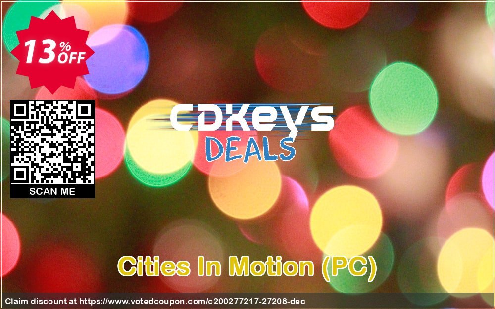 Cities In Motion, PC  Coupon, discount Cities In Motion (PC) Deal. Promotion: Cities In Motion (PC) Exclusive Easter Sale offer 