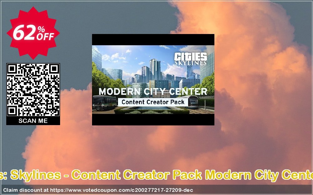 Cities: Skylines - Content Creator Pack Modern City Center PC Coupon, discount Cities: Skylines - Content Creator Pack Modern City Center PC Deal. Promotion: Cities: Skylines - Content Creator Pack Modern City Center PC Exclusive Easter Sale offer 