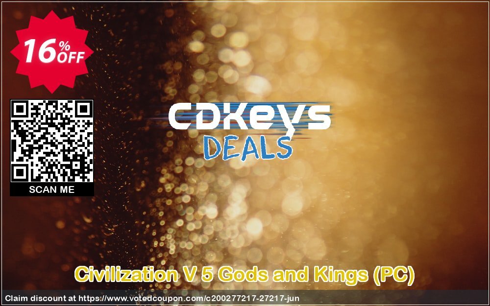 Civilization V 5 Gods and Kings, PC  Coupon, discount Civilization V 5 Gods and Kings (PC) Deal. Promotion: Civilization V 5 Gods and Kings (PC) Exclusive Easter Sale offer 