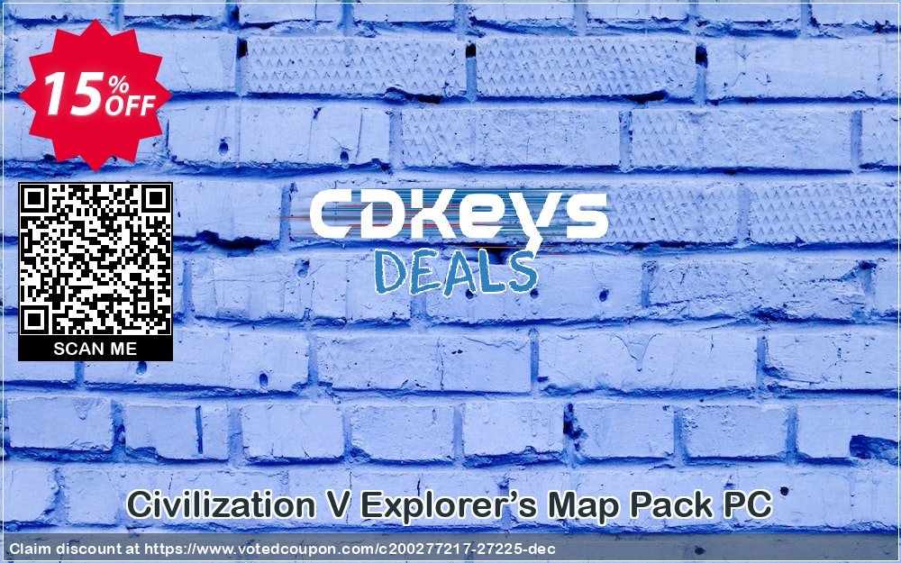 Civilization V Explorer’s Map Pack PC Coupon Code May 2024, 15% OFF - VotedCoupon