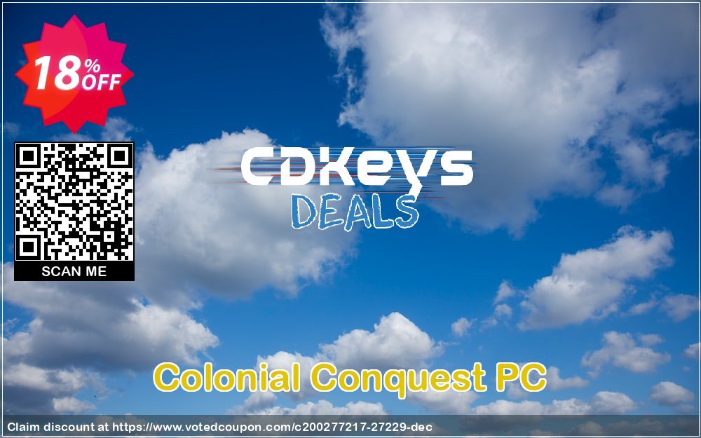 Colonial Conquest PC Coupon, discount Colonial Conquest PC Deal. Promotion: Colonial Conquest PC Exclusive Easter Sale offer 