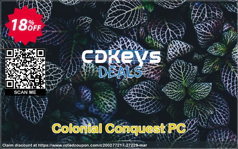 Colonial Conquest PC Coupon Code May 2024, 18% OFF - VotedCoupon