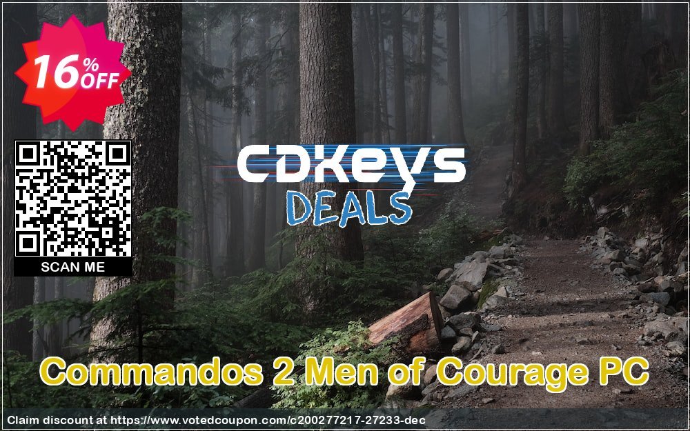 Commandos 2 Men of Courage PC Coupon, discount Commandos 2 Men of Courage PC Deal. Promotion: Commandos 2 Men of Courage PC Exclusive Easter Sale offer 