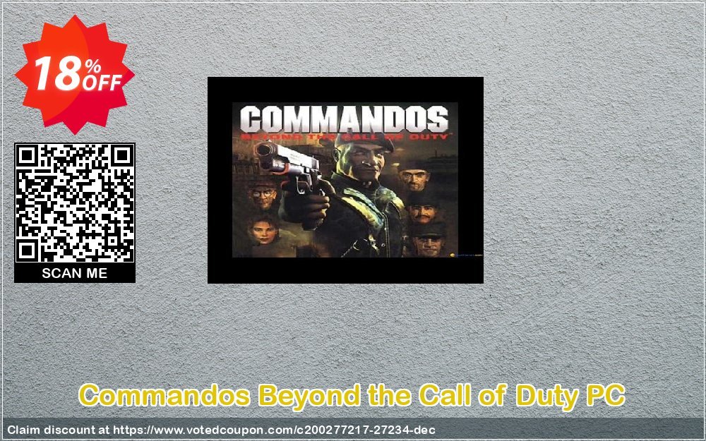 Commandos Beyond the Call of Duty PC Coupon Code May 2024, 18% OFF - VotedCoupon