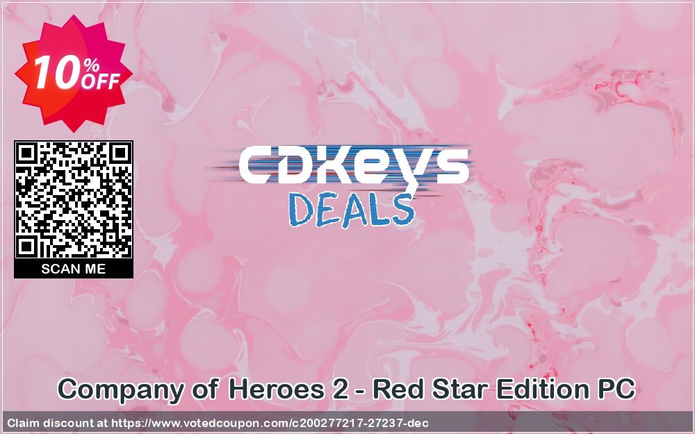 Company of Heroes 2 - Red Star Edition PC Coupon Code May 2024, 10% OFF - VotedCoupon