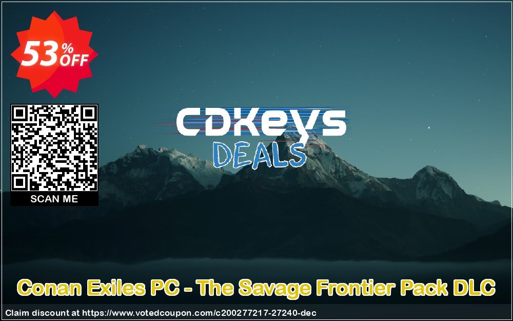 Conan Exiles PC - The Savage Frontier Pack DLC Coupon Code Apr 2024, 53% OFF - VotedCoupon