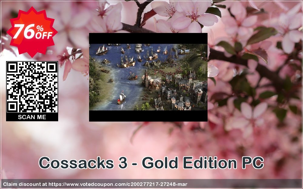 Cossacks 3 - Gold Edition PC Coupon, discount Cossacks 3 - Gold Edition PC Deal. Promotion: Cossacks 3 - Gold Edition PC Exclusive Easter Sale offer 