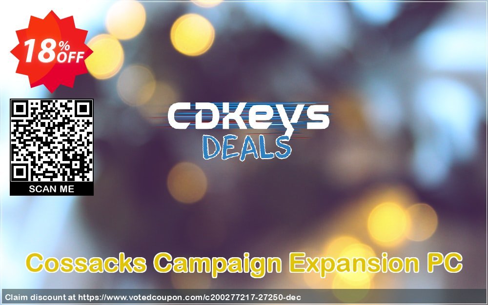 Cossacks Campaign Expansion PC Coupon, discount Cossacks Campaign Expansion PC Deal. Promotion: Cossacks Campaign Expansion PC Exclusive Easter Sale offer 
