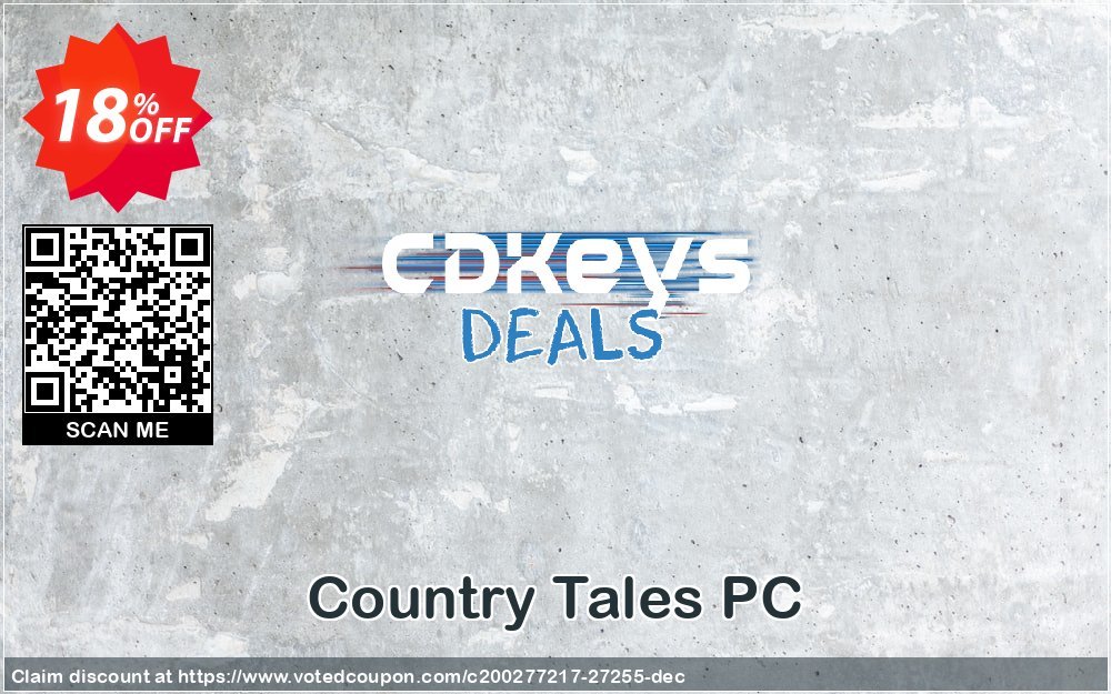 Country Tales PC Coupon, discount Country Tales PC Deal. Promotion: Country Tales PC Exclusive Easter Sale offer 