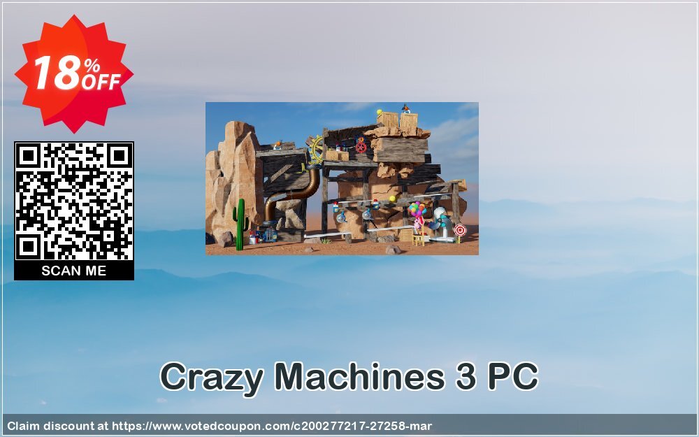 Crazy MAChines 3 PC Coupon Code May 2024, 18% OFF - VotedCoupon