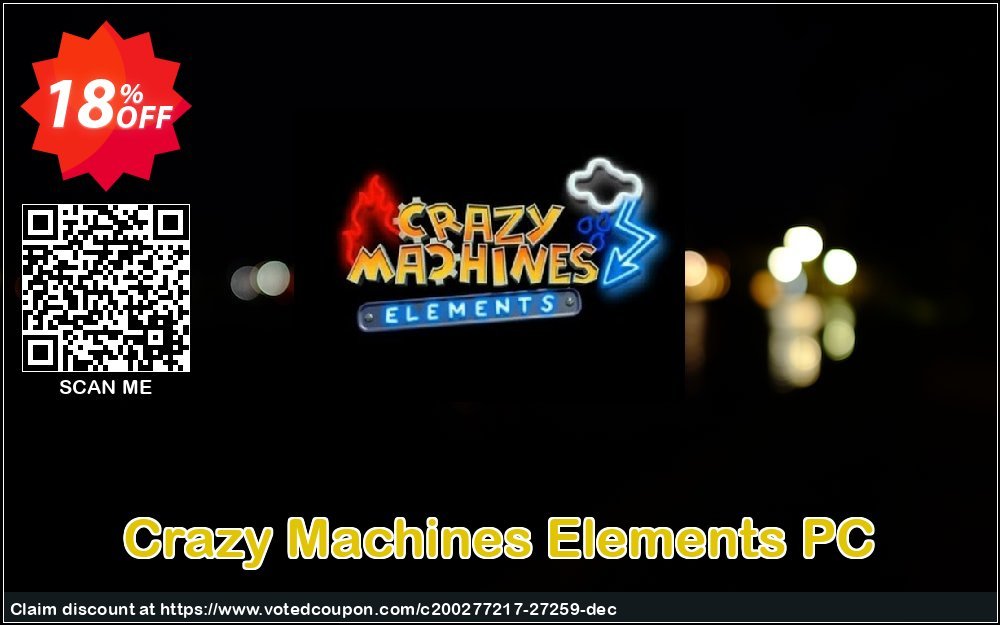 Crazy MAChines Elements PC Coupon, discount Crazy Machines Elements PC Deal. Promotion: Crazy Machines Elements PC Exclusive Easter Sale offer 