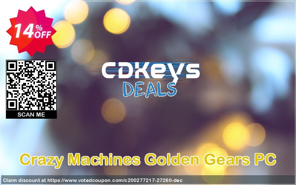 Crazy MAChines Golden Gears PC Coupon Code Apr 2024, 14% OFF - VotedCoupon