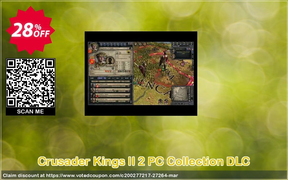 Crusader Kings II 2 PC Collection DLC Coupon Code May 2024, 28% OFF - VotedCoupon