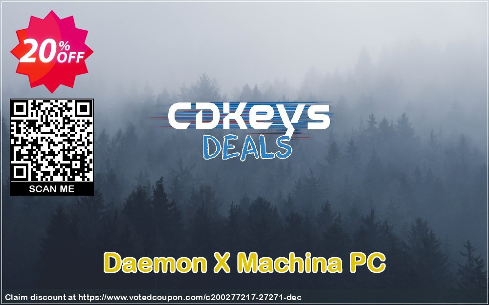 Daemon X MAChina PC Coupon, discount Daemon X Machina PC Deal. Promotion: Daemon X Machina PC Exclusive Easter Sale offer 