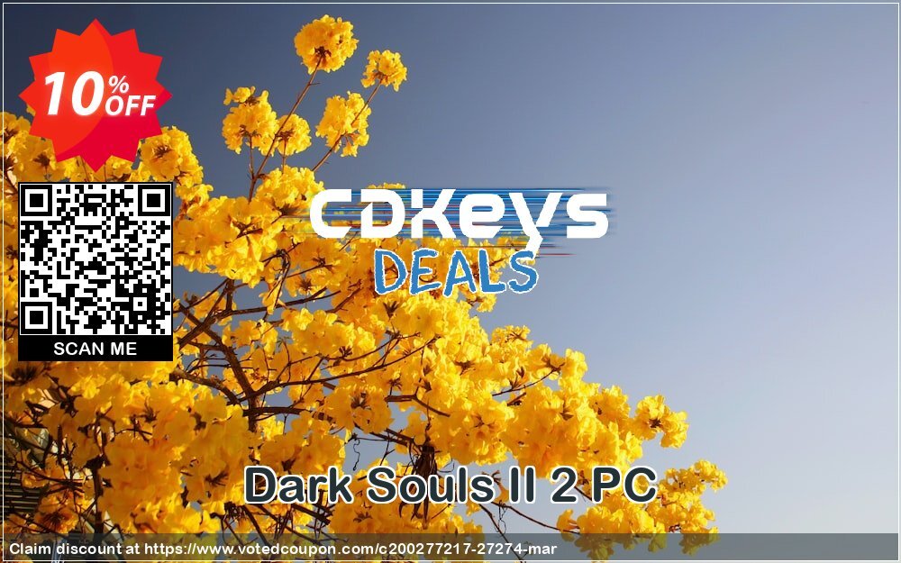 Dark Souls II 2 PC Coupon, discount Dark Souls II 2 PC Deal. Promotion: Dark Souls II 2 PC Exclusive Easter Sale offer 