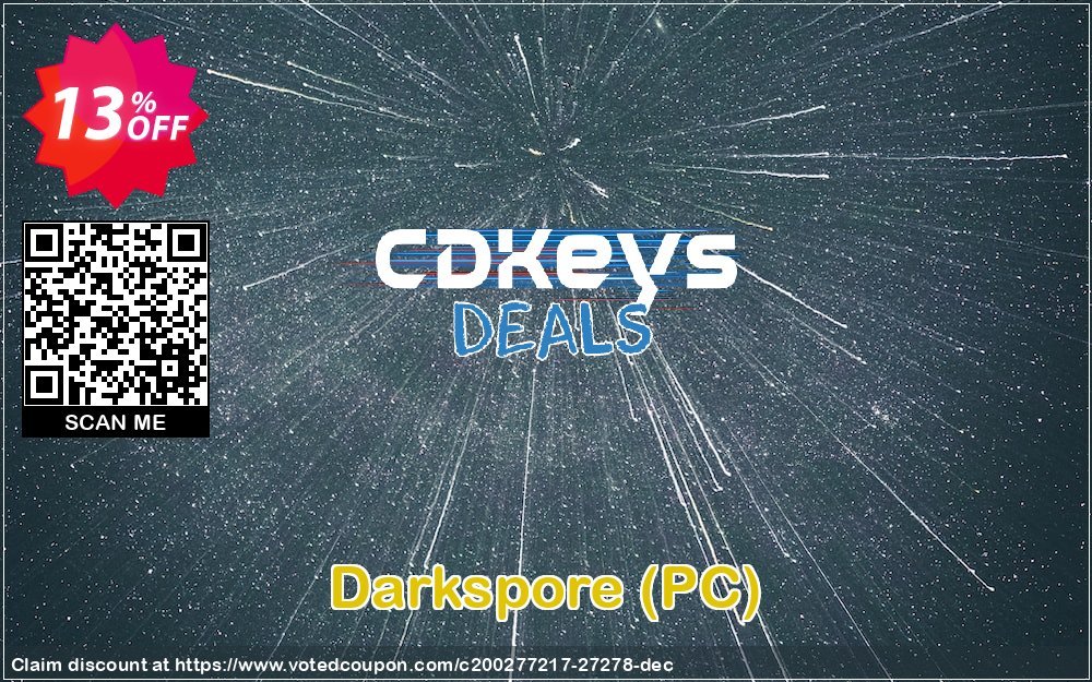 Darkspore, PC  Coupon, discount Darkspore (PC) Deal. Promotion: Darkspore (PC) Exclusive Easter Sale offer 