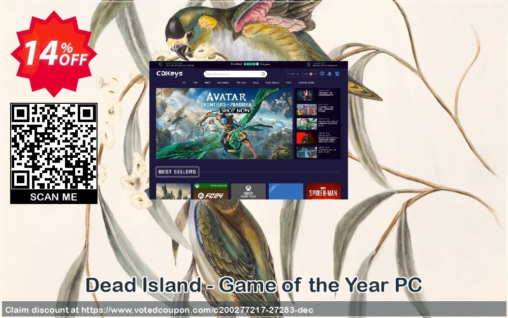 Dead Island - Game of the Year PC Coupon Code Apr 2024, 14% OFF - VotedCoupon