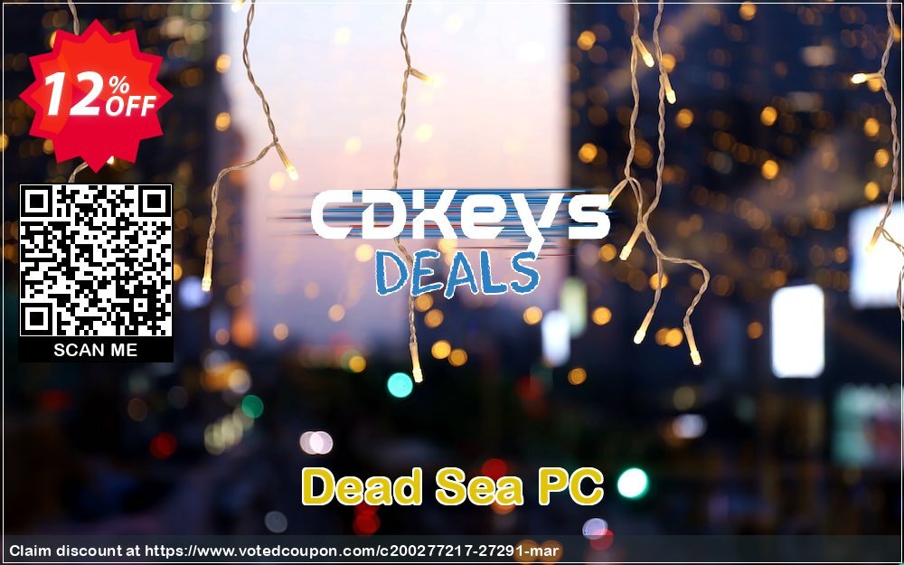 Dead Sea PC Coupon, discount Dead Sea PC Deal. Promotion: Dead Sea PC Exclusive Easter Sale offer 