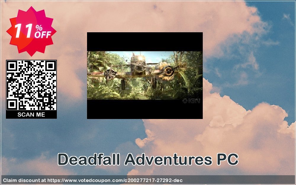 Deadfall Adventures PC Coupon, discount Deadfall Adventures PC Deal. Promotion: Deadfall Adventures PC Exclusive Easter Sale offer 