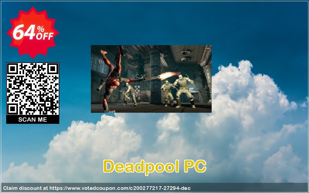 Deadpool PC Coupon, discount Deadpool PC Deal. Promotion: Deadpool PC Exclusive Easter Sale offer 