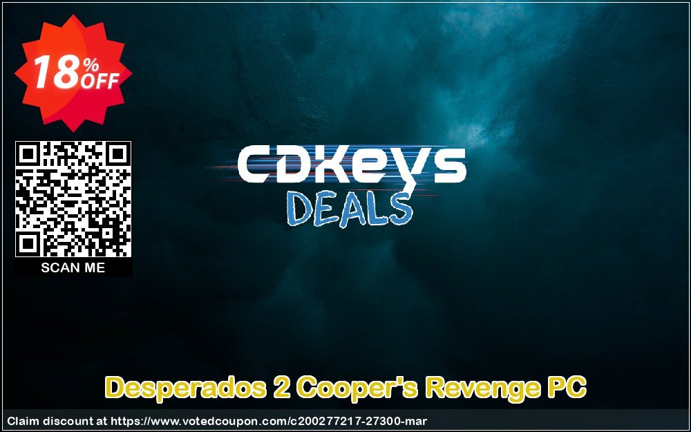 Desperados 2 Cooper's Revenge PC Coupon, discount Desperados 2 Cooper's Revenge PC Deal. Promotion: Desperados 2 Cooper's Revenge PC Exclusive Easter Sale offer 