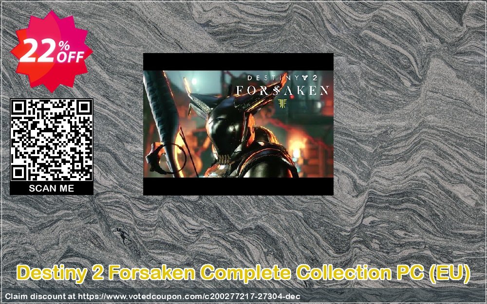 Destiny 2 Forsaken Complete Collection PC, EU  Coupon, discount Destiny 2 Forsaken Complete Collection PC (EU) Deal. Promotion: Destiny 2 Forsaken Complete Collection PC (EU) Exclusive Easter Sale offer 