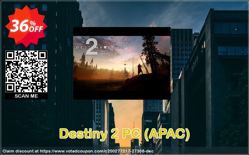 Destiny 2 PC, APAC  Coupon, discount Destiny 2 PC (APAC) Deal. Promotion: Destiny 2 PC (APAC) Exclusive Easter Sale offer 