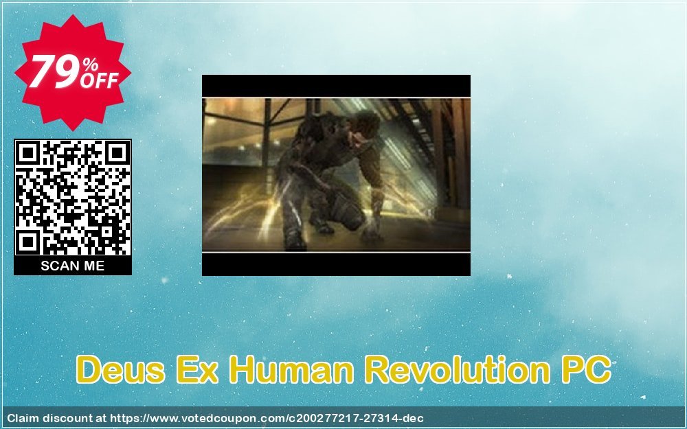 Deus Ex Human Revolution PC Coupon, discount Deus Ex Human Revolution PC Deal. Promotion: Deus Ex Human Revolution PC Exclusive Easter Sale offer 
