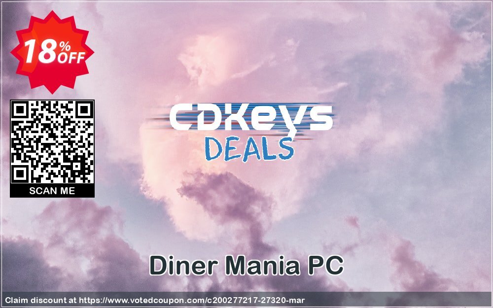 Diner Mania PC Coupon, discount Diner Mania PC Deal. Promotion: Diner Mania PC Exclusive Easter Sale offer 