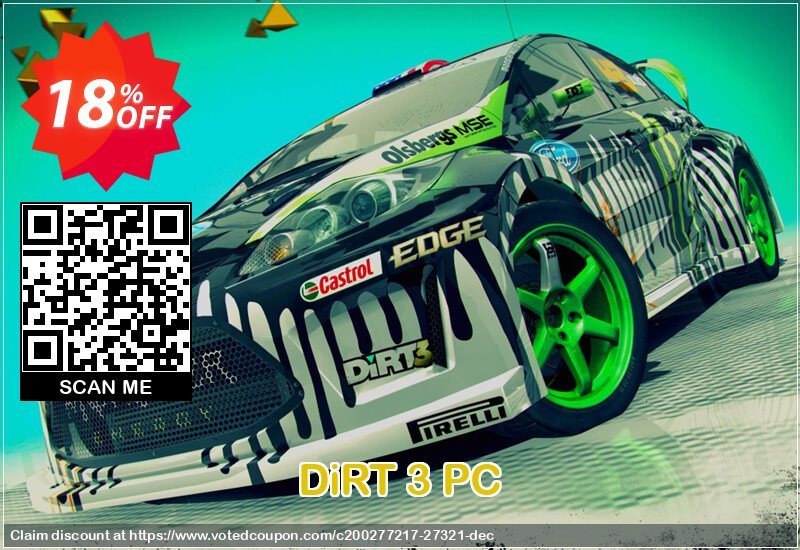 DiRT 3 PC Coupon Code Apr 2024, 18% OFF - VotedCoupon