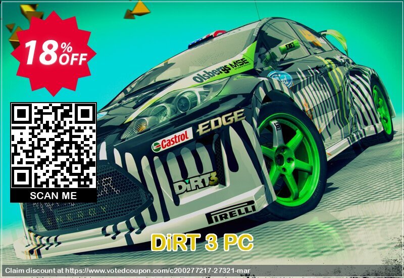 DiRT 3 PC Coupon, discount DiRT 3 PC Deal. Promotion: DiRT 3 PC Exclusive Easter Sale offer 